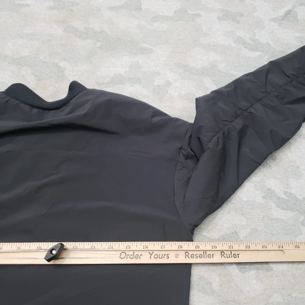 Nike Jacket Womens Small Gray Full Zip Aerolayer Crop